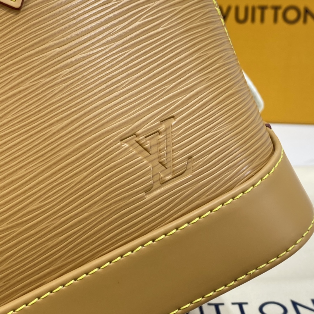 Louis Vuitton ALMA BB Epi Leather Handbag M57540 Honey Gold